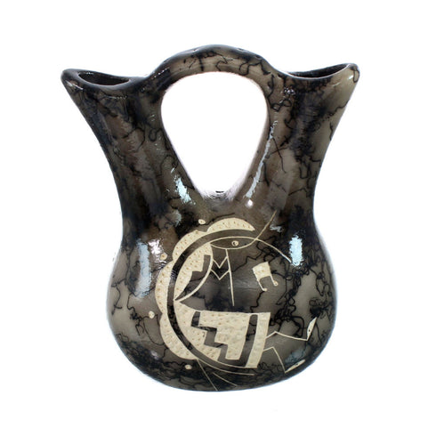 Native American Navajo Horse Hair Wedding Vase JX130508